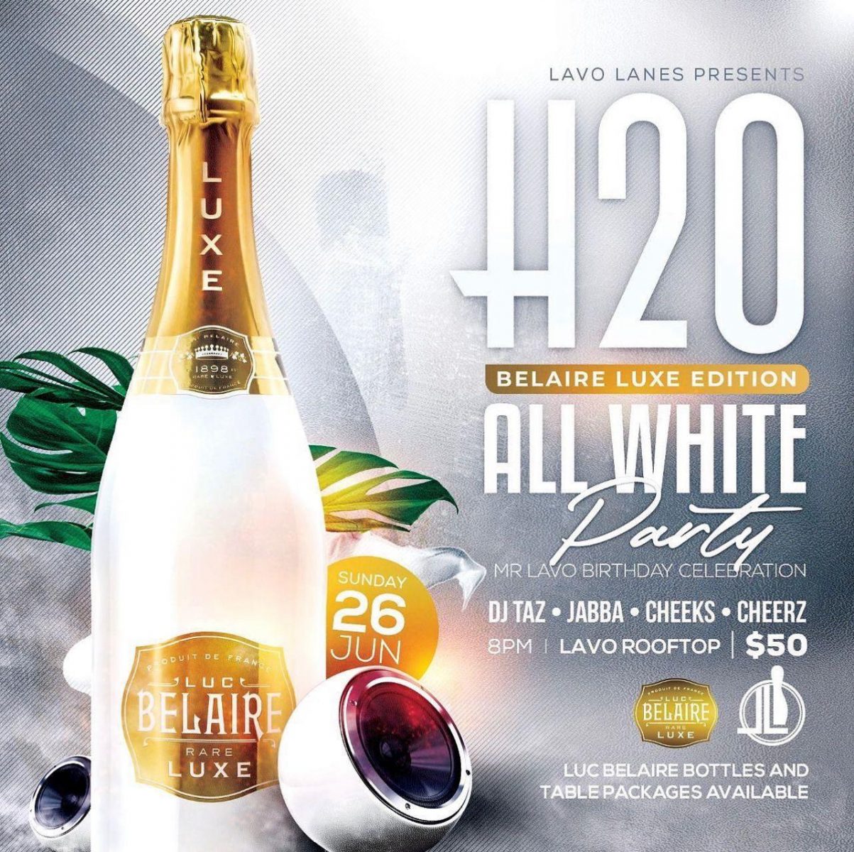 H2O - All White Party 2022