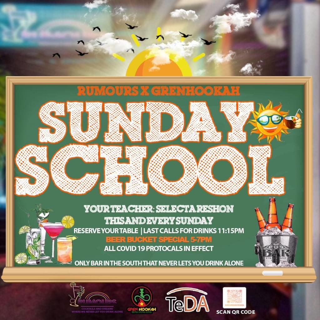 Sunday School Every Sunday @ Rumours Bar & Lounge