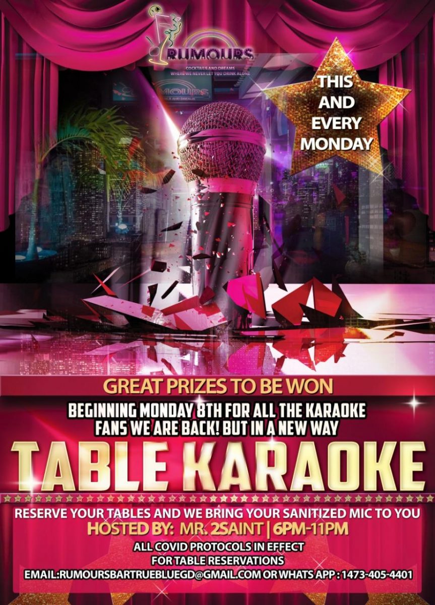 Karaoke Night Every Monday @ Rumours Bar & Lounge