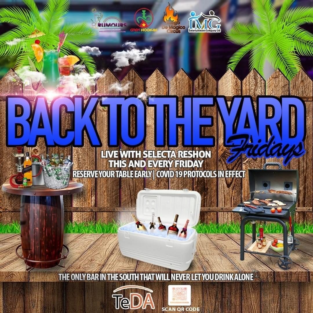 Back to the yard Every Friday @ Rumours Bar & Lounge