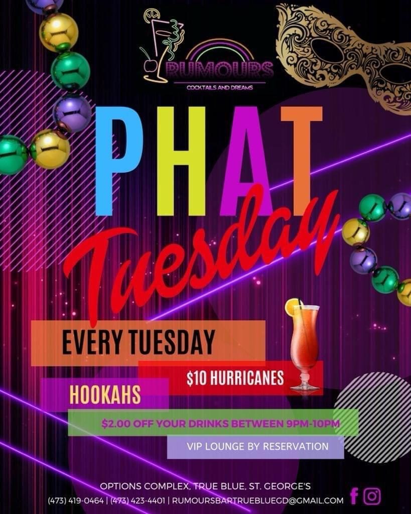 Phat Tuesday @ Rumours Bar & Lounge