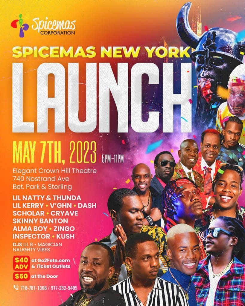 Spicemas New York Launch May 7th 2023 - USA