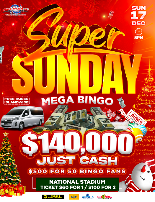 Super Sunday Mega Bingo $140k