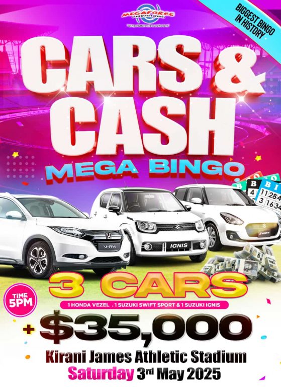 Cars & Cash Mega Bingo