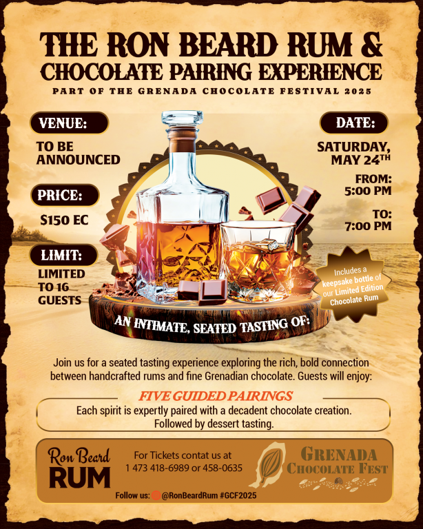 The Ron Beard Rum & Chocolate Pairing Experience – Limited Edition Tasting