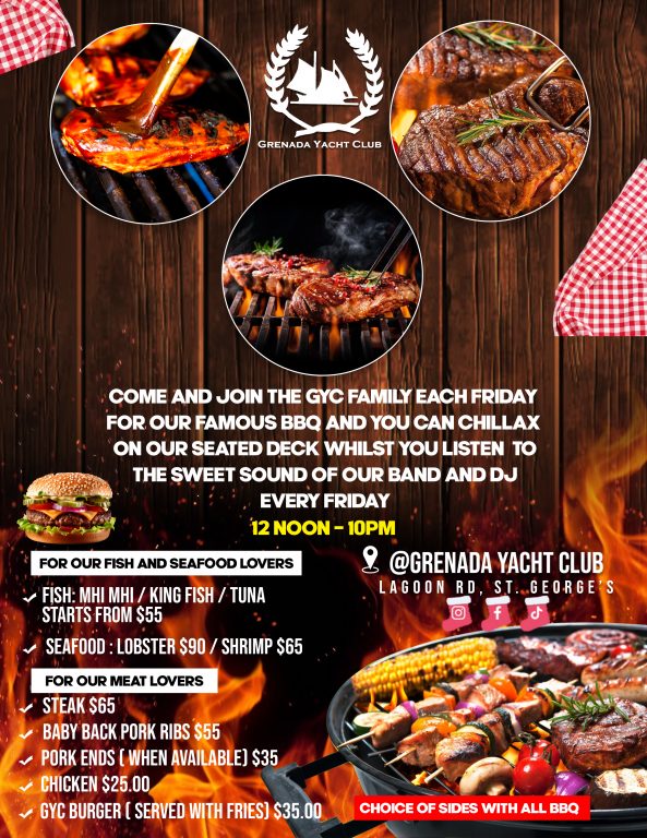 BBQ Fridays @ Grenada Yacht Club