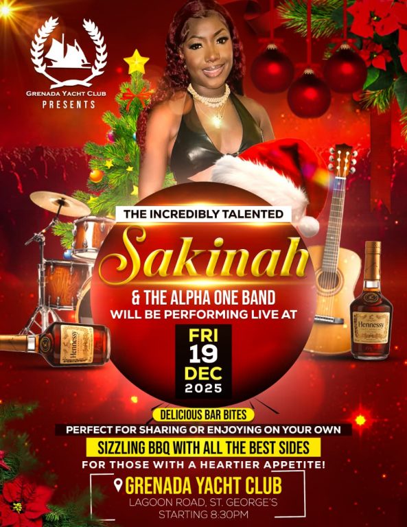 Grenada Yacht Club Christmas Party Friday 19th December