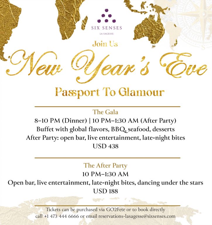 New Year’s Eve Passport to Glamour at Six Senses