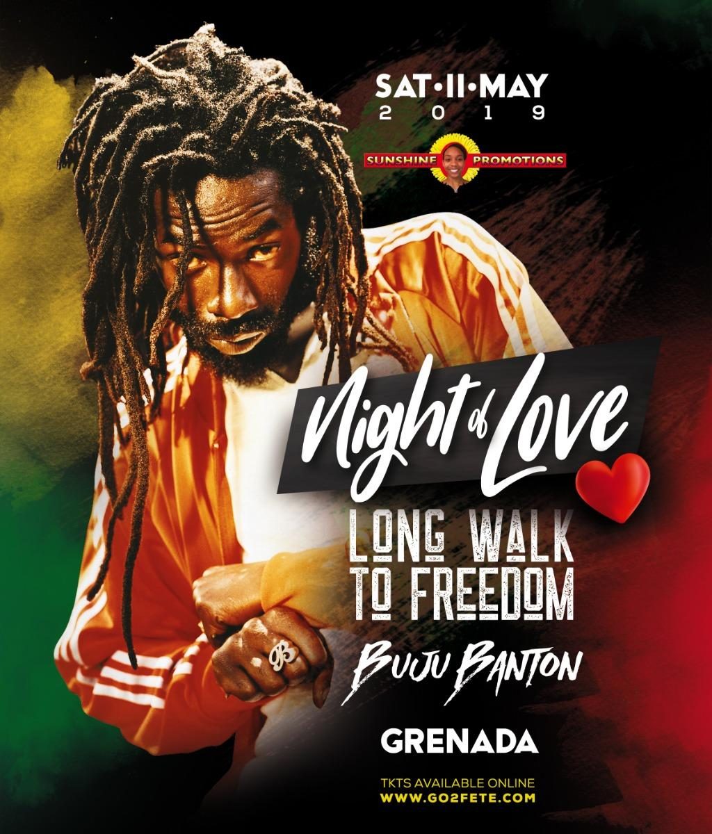 BUJU BANTON RETURNS TO GRENADA FOR A NIGHT OF LOVE