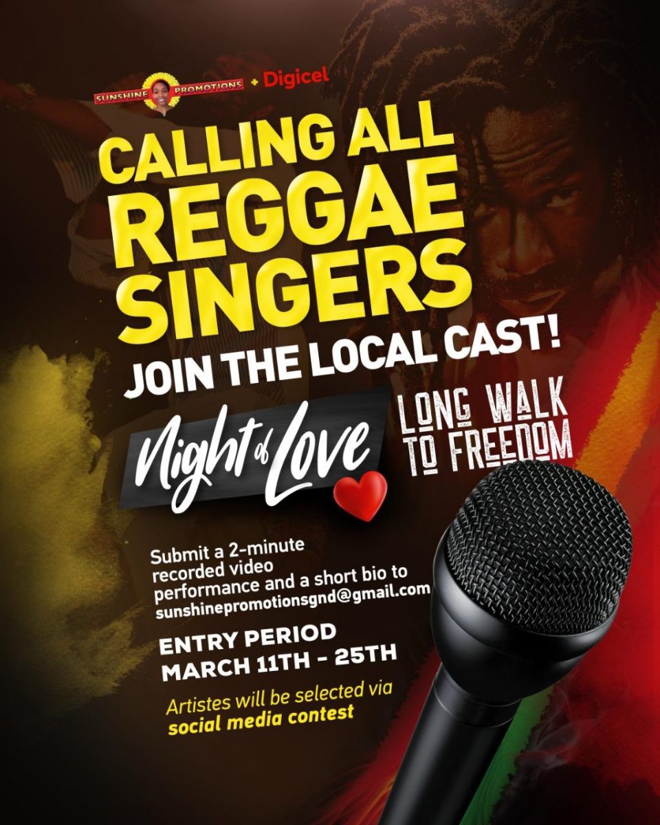 BE AN OPENING ACT FOR THE BUJU TOUR IN GRENADA