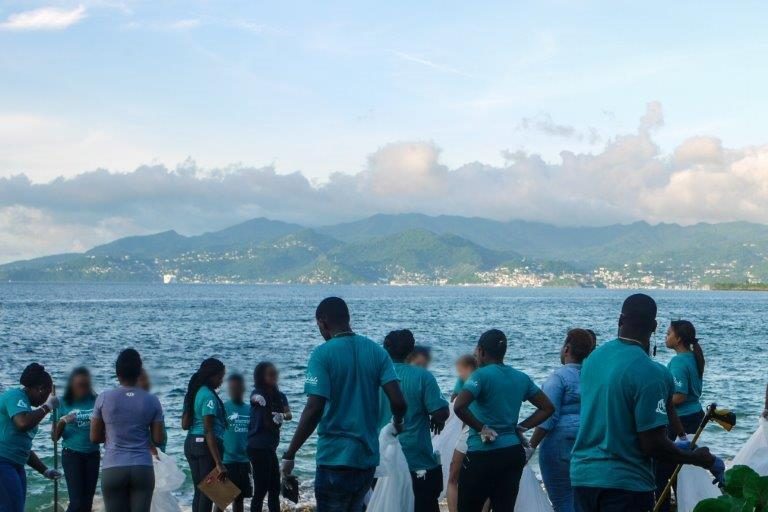 Cleaning The Island’s End - Sandals Foundation and MBIA Volunteers Clean Up Devil’s Bay