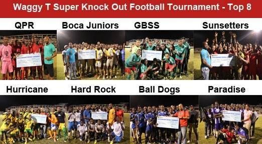 Waggy T Super Knock Out Football Tournament - Top 8