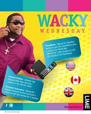 Wacky Wednesday at LIME Grenada