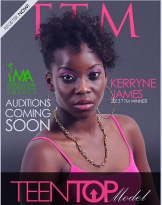 IMA Teen top Model winner 2013 - 2014 Auditions Coming Soon!