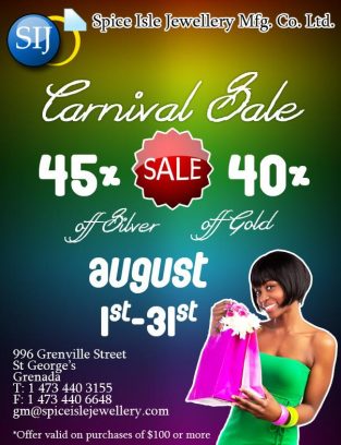 Spice Isle Jewellery Carnival Sale!