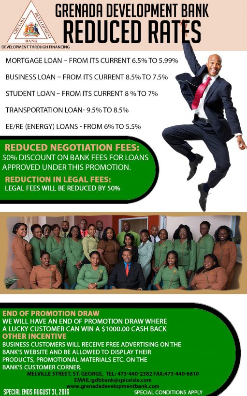 Special at the Grenada Development Bank.