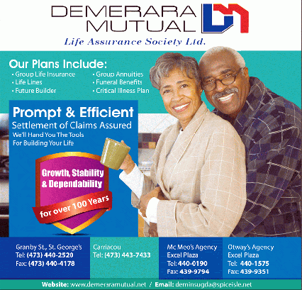 Demerara for your insurance needs 456-7234/415-7883.