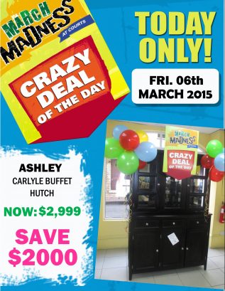 Courts Deal of the day March 6th