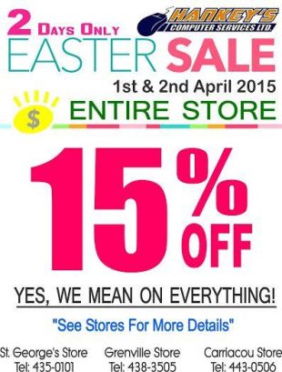 HANKEY'S COMPUTER EASTER SALE