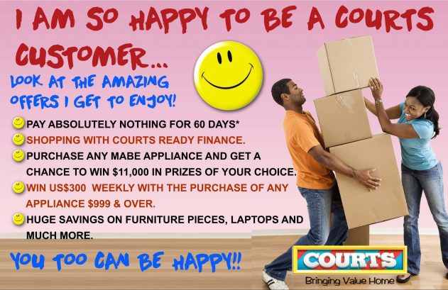 Happy To Be a Courts Customer