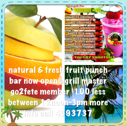 Grill master smoothie bar