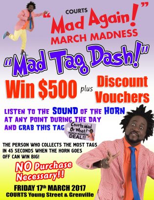 Courts Mad Tag Dash