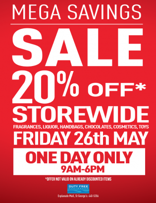 Mega Sale at Dutyfree Caribbean