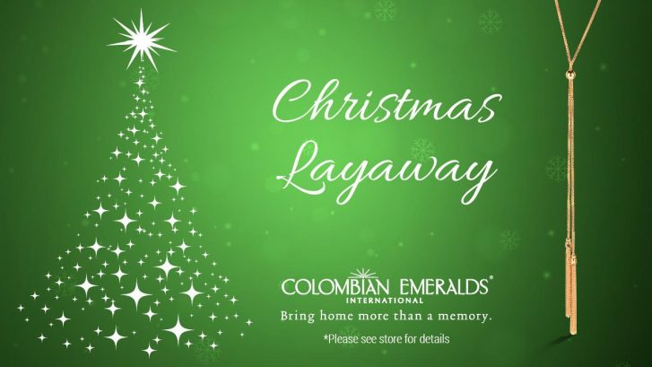 Colombian Emeralds International Christmas Layaway