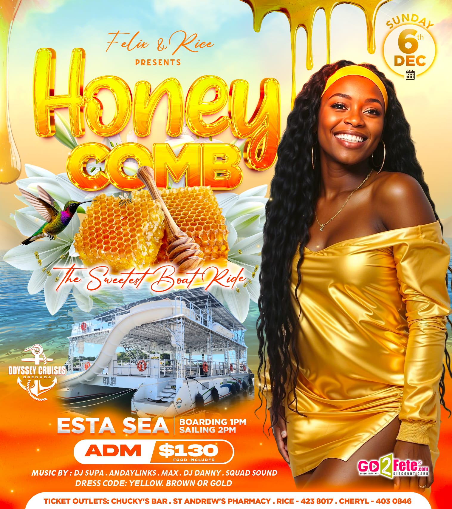 Honeycomb!! The sweetest boatride