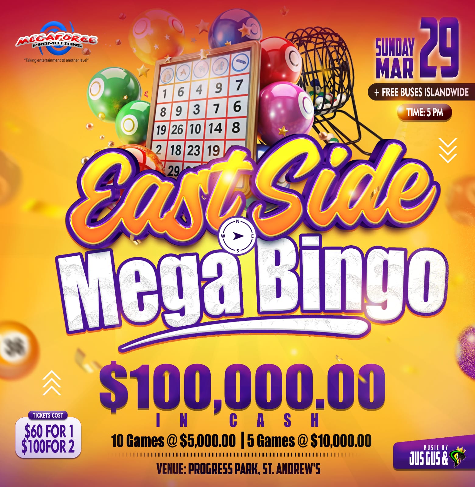 EAST SIDE MEGA BINGO