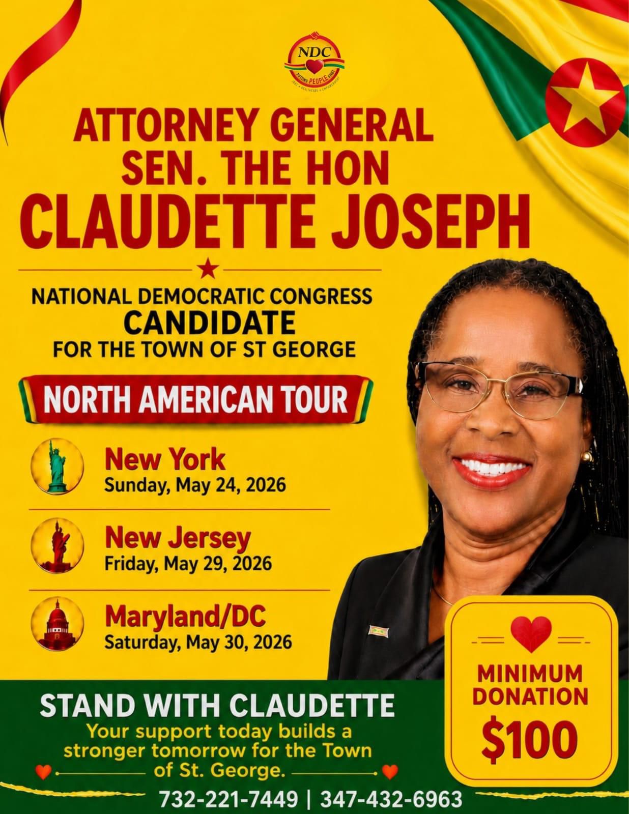 Support the Tour - Stand With Claudette