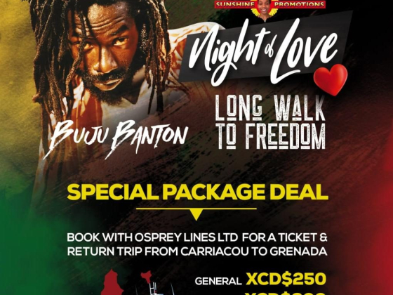 SUNSHINE PROMOTIONS AND OSPREY LINES LTD PARTNER TO SPREAD BUJU LOVE TO THE SISTER ISLES