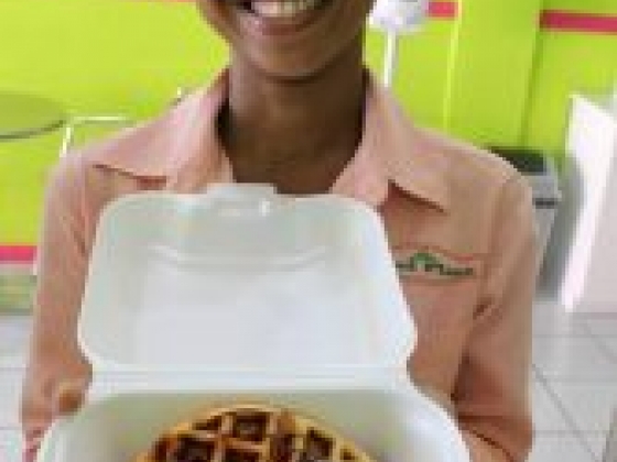 Belgian Waffle >> TO GO!! All Day - All Night >> ONLY $6.50