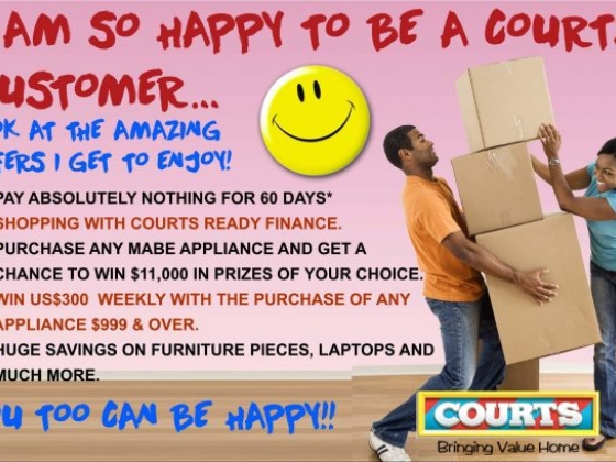 Happy To Be a Courts Customer