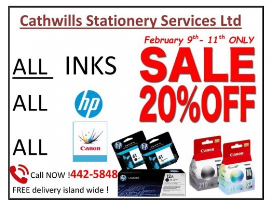 Cathwills 3 day INKS SALE 20% OFF