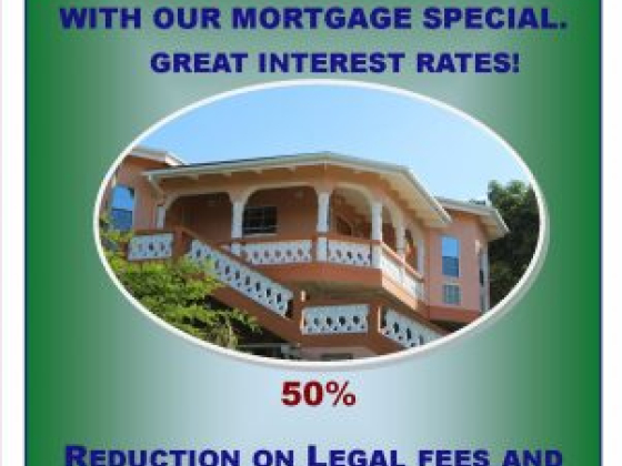 Home mortgage special at the Grenada Development Bank