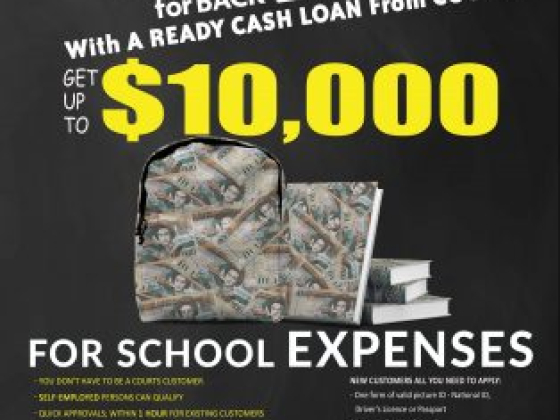 Back To School Ready Cash